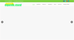 Desktop Screenshot of expandastands.com