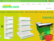 Tablet Screenshot of expandastands.com