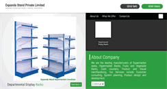 Desktop Screenshot of expandastands.net